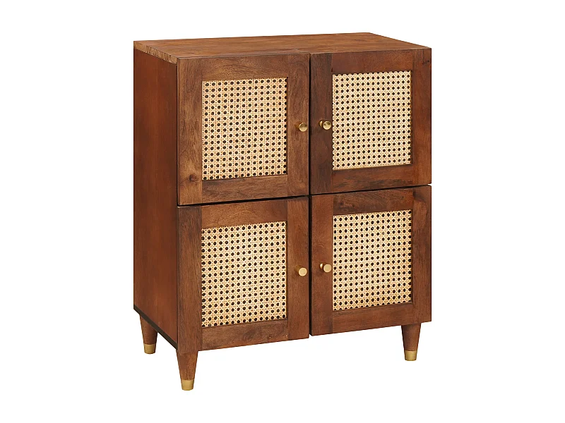 Mobili e scaffali per l'archiviazione multimediale marrone