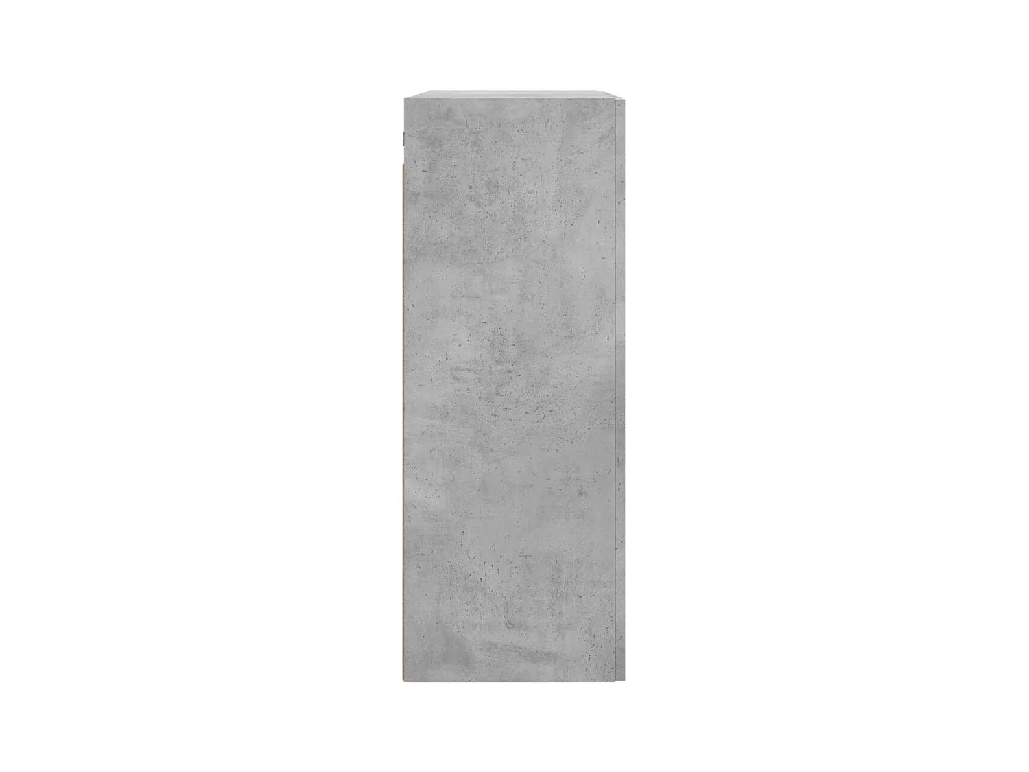 Armoires murales 2 pcs gris béton bois d'ingénierie