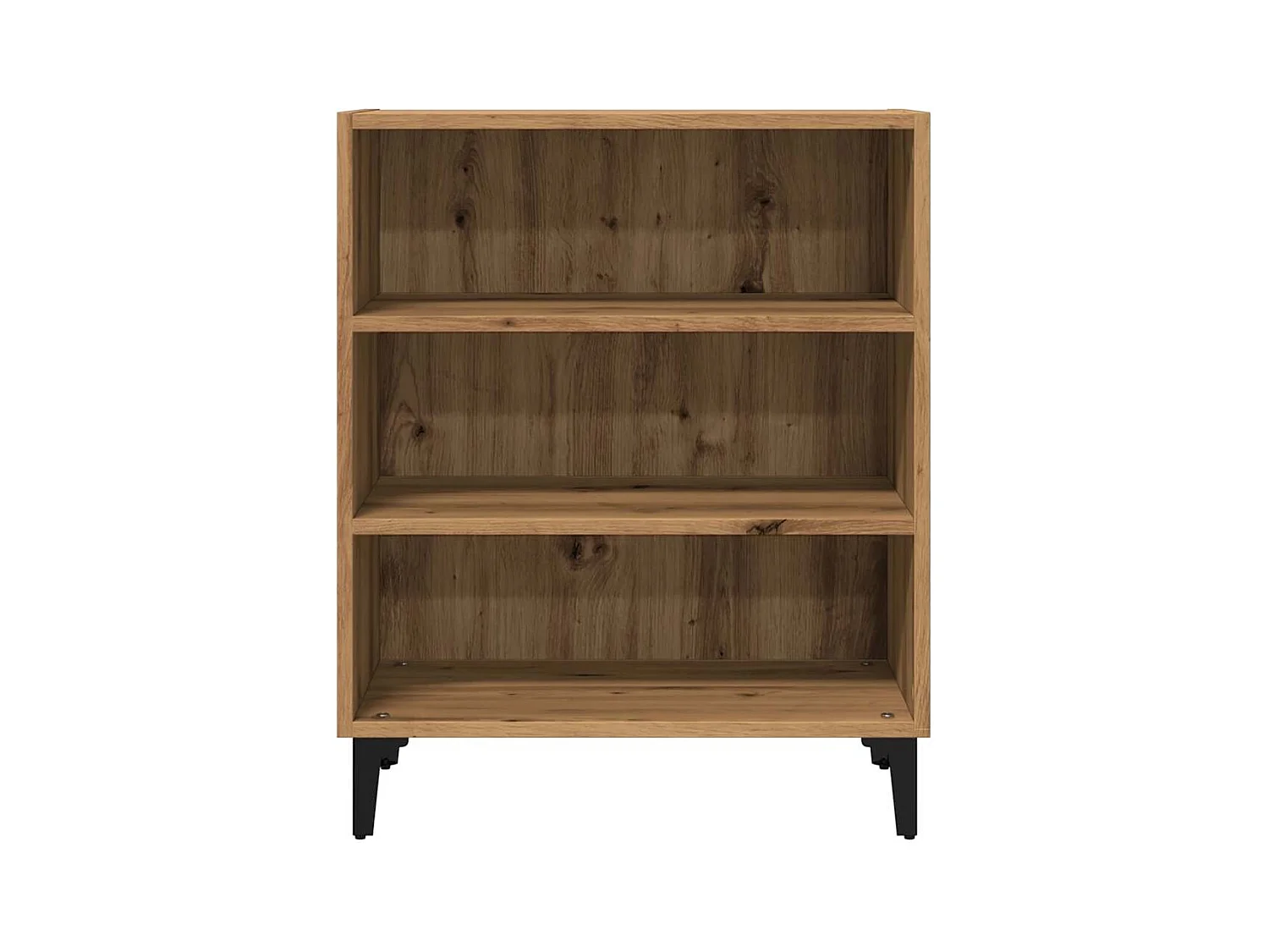 Buffet chêne artisanal 57x35x70 cm bois d'ingénierie