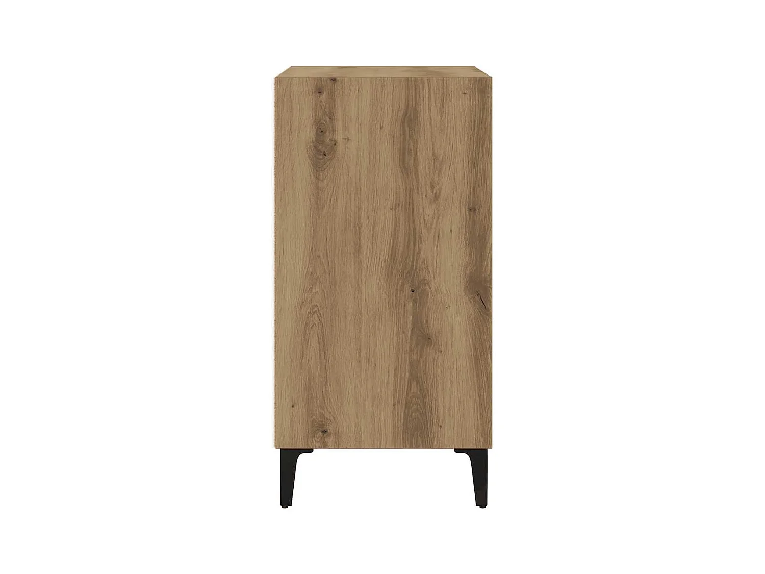 Buffet chêne artisanal 57x35x70 cm bois d'ingénierie