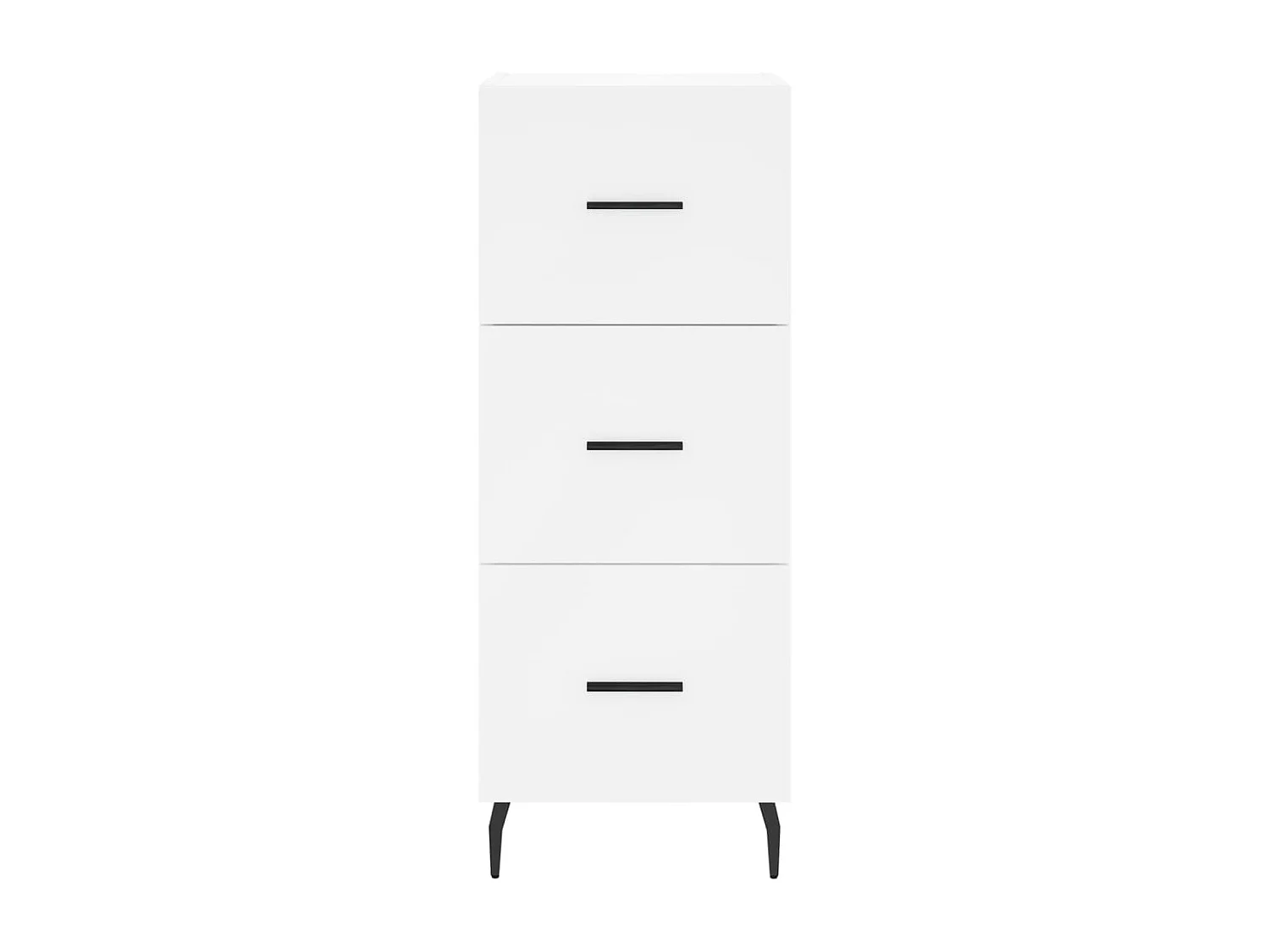 Buffet blanc 34,5x34x90 cm bois d'ingénierie