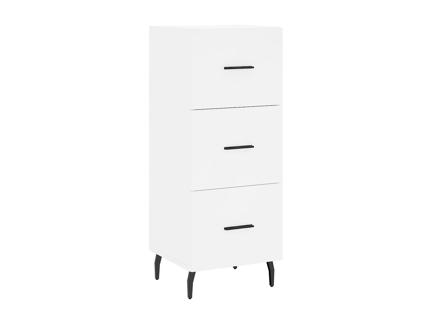 Buffet blanc 34,5x34x90 cm bois d'ingénierie