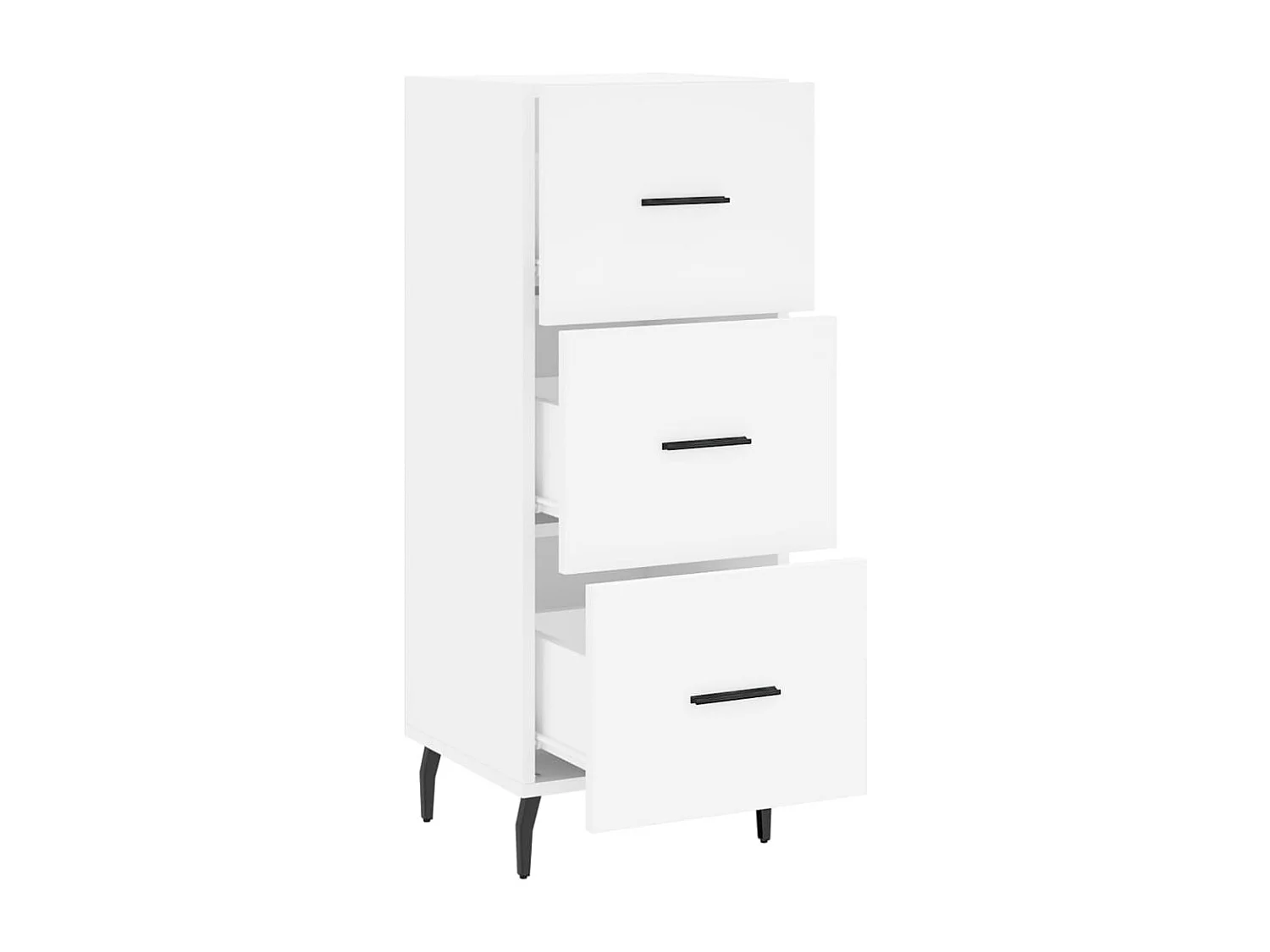 Buffet blanc 34,5x34x90 cm bois d'ingénierie