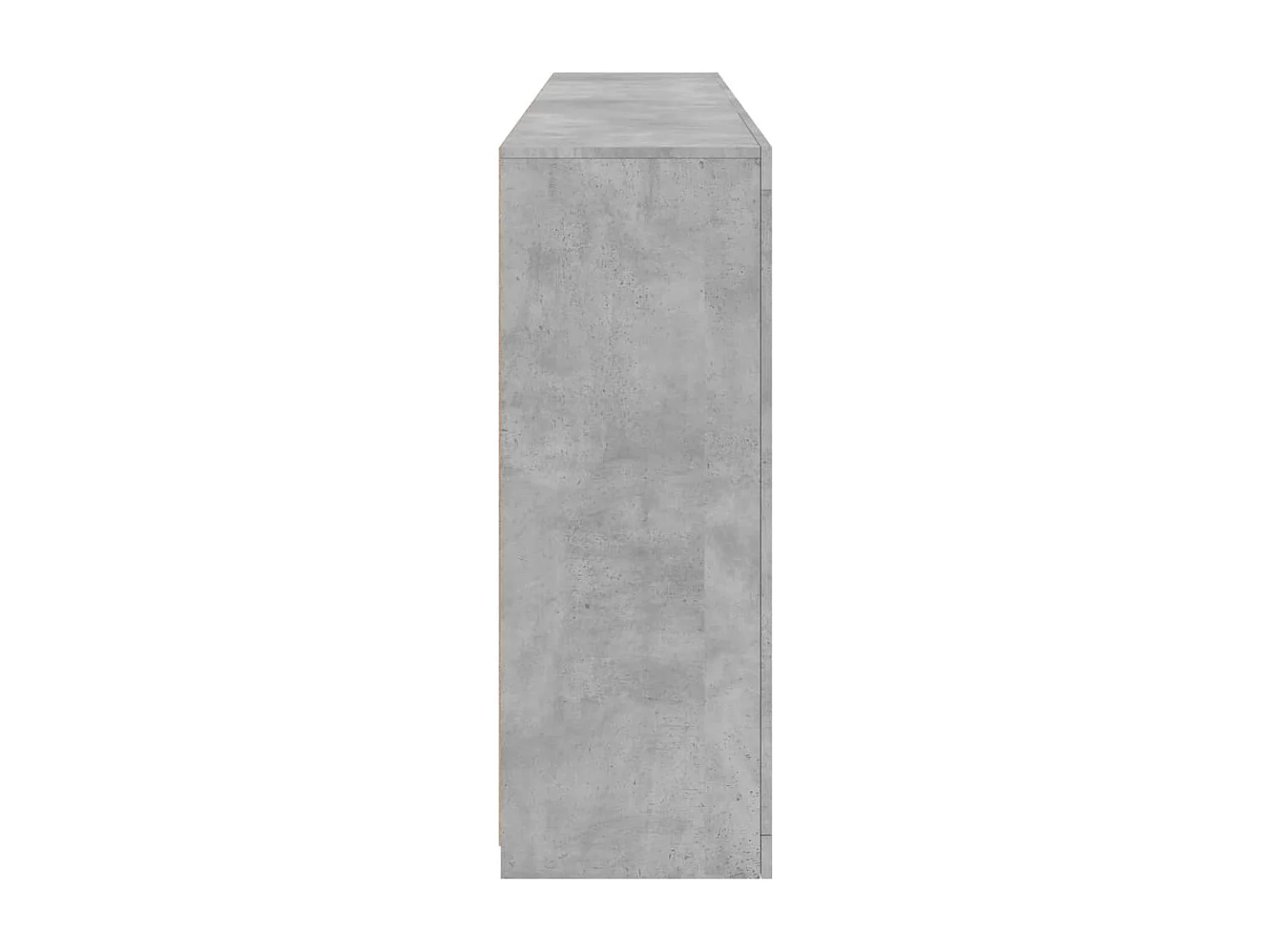 Buffet avec lumières LED gris béton 181,5x37x100 cm