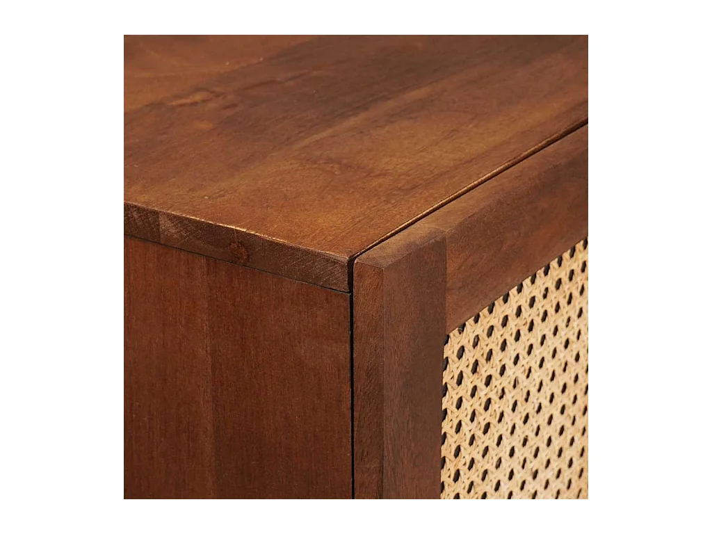 Medienaufbewahrungseinheiten und Regale mit Schublade, Braun