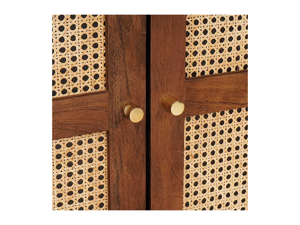 Medienaufbewahrungseinheiten und Regale mit Schublade, Braun