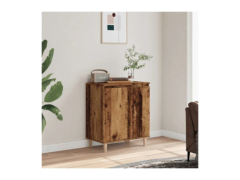 Credenza in legno antico 60x35x70 cm in legno ingegnerizzato