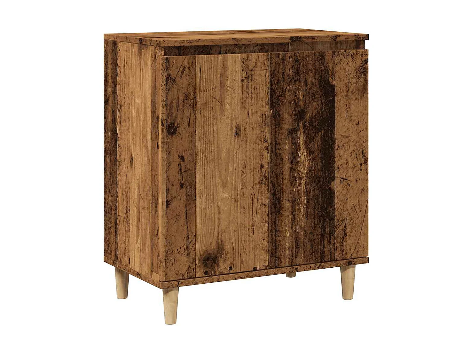 Buffet vieux bois 60x35x70 cm bois d'ingénierie