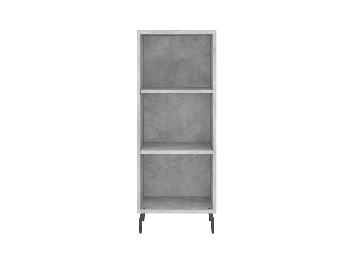 Credenza grigio cemento 34,5x32,5x90 cm in legno ingegnerizzato