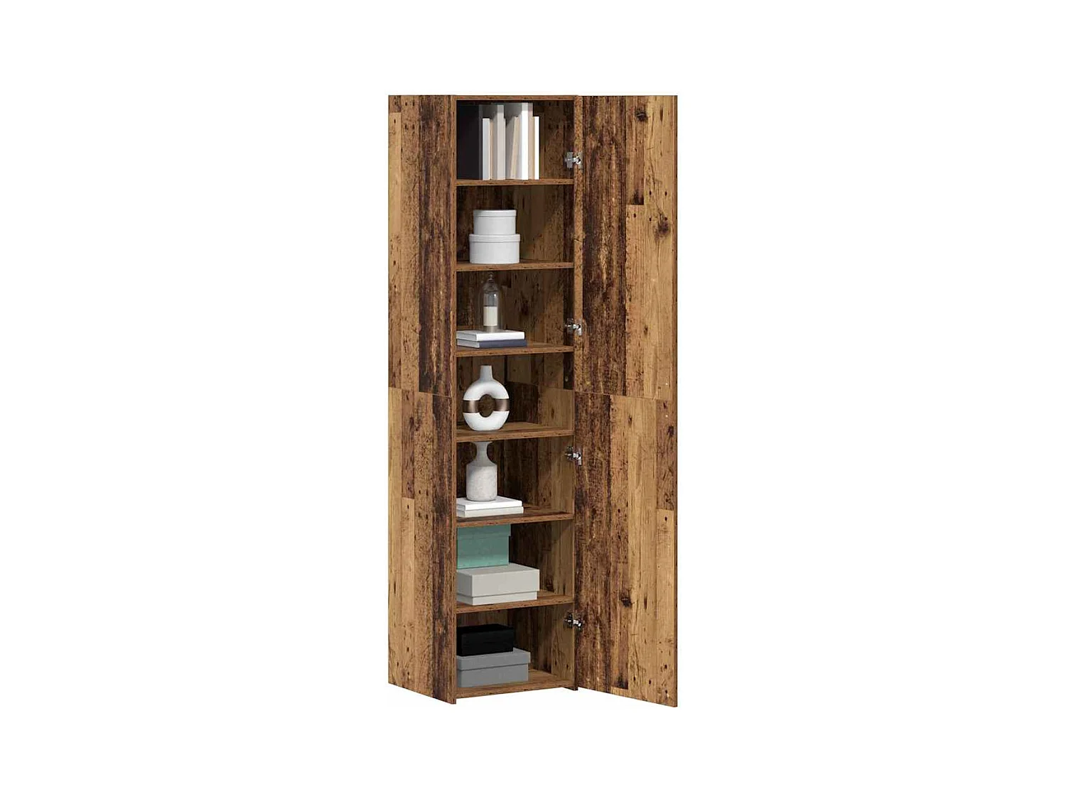 Meuble Haut Bois Ancien 45x42.5x185 cm Bois d'ingénierie