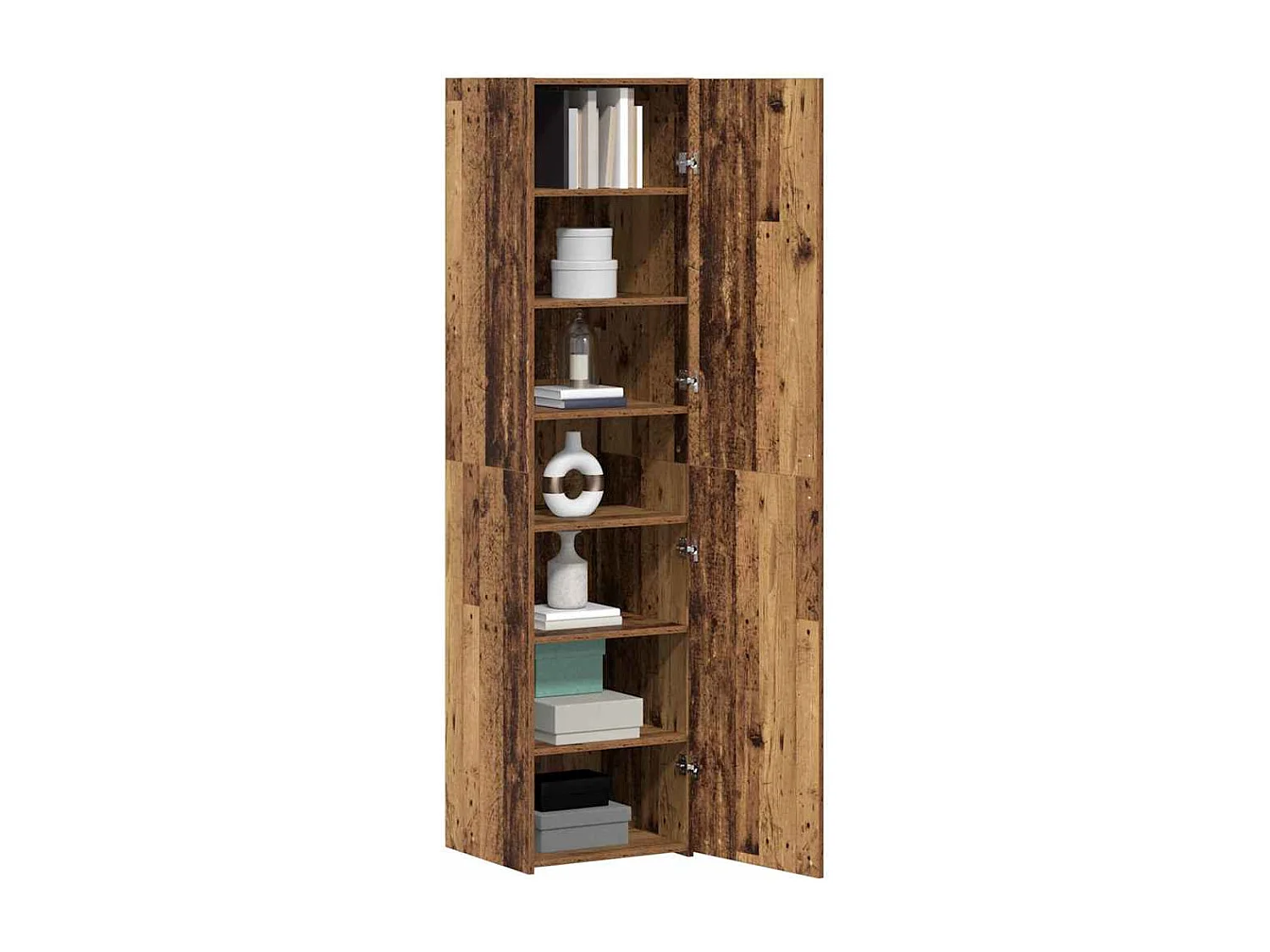 Meuble Haut Bois Ancien 45x42.5x185 cm Bois d'ingénierie