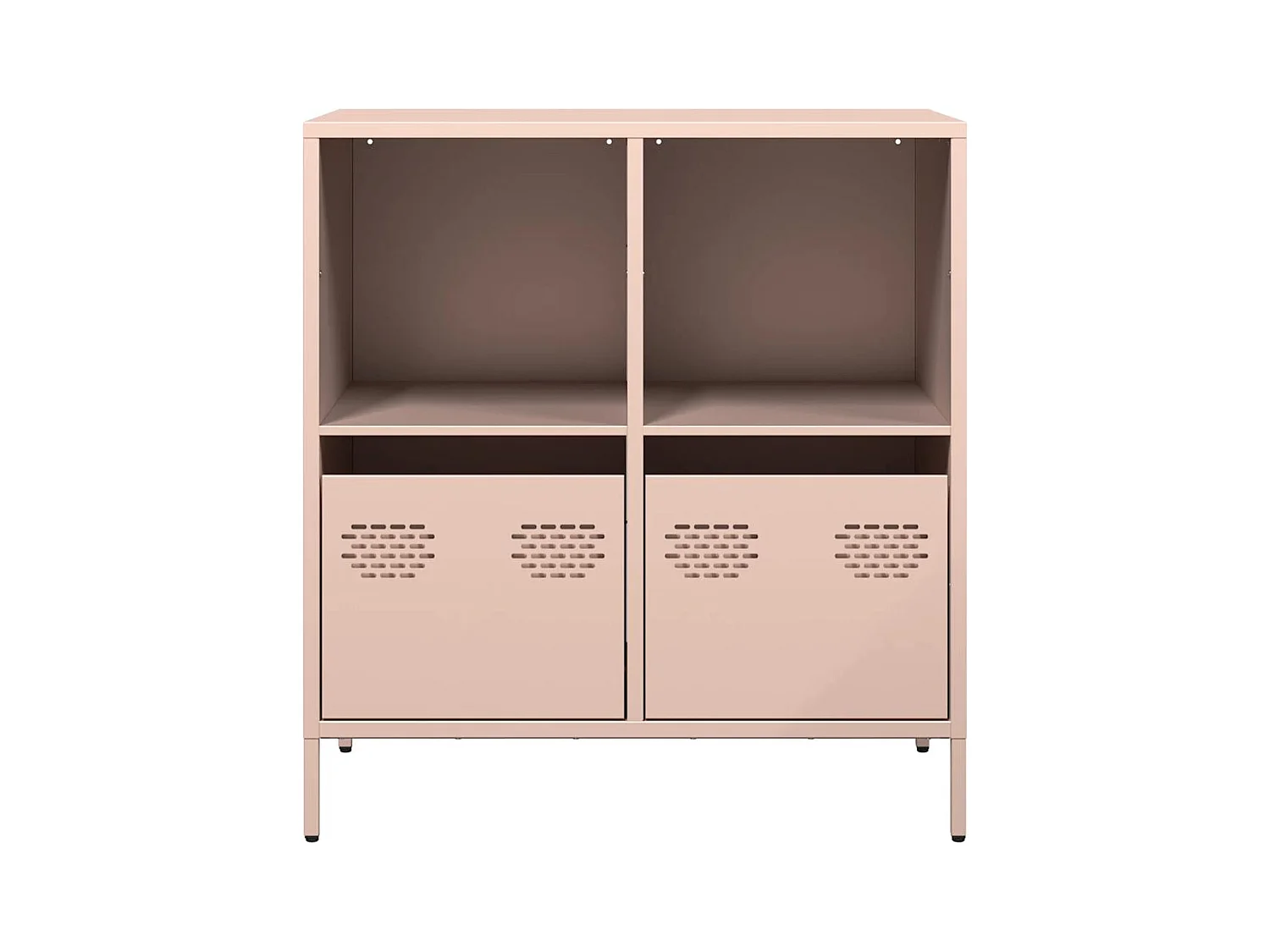 Buffet rose 68x39x73,5 cm acier laminé à froid