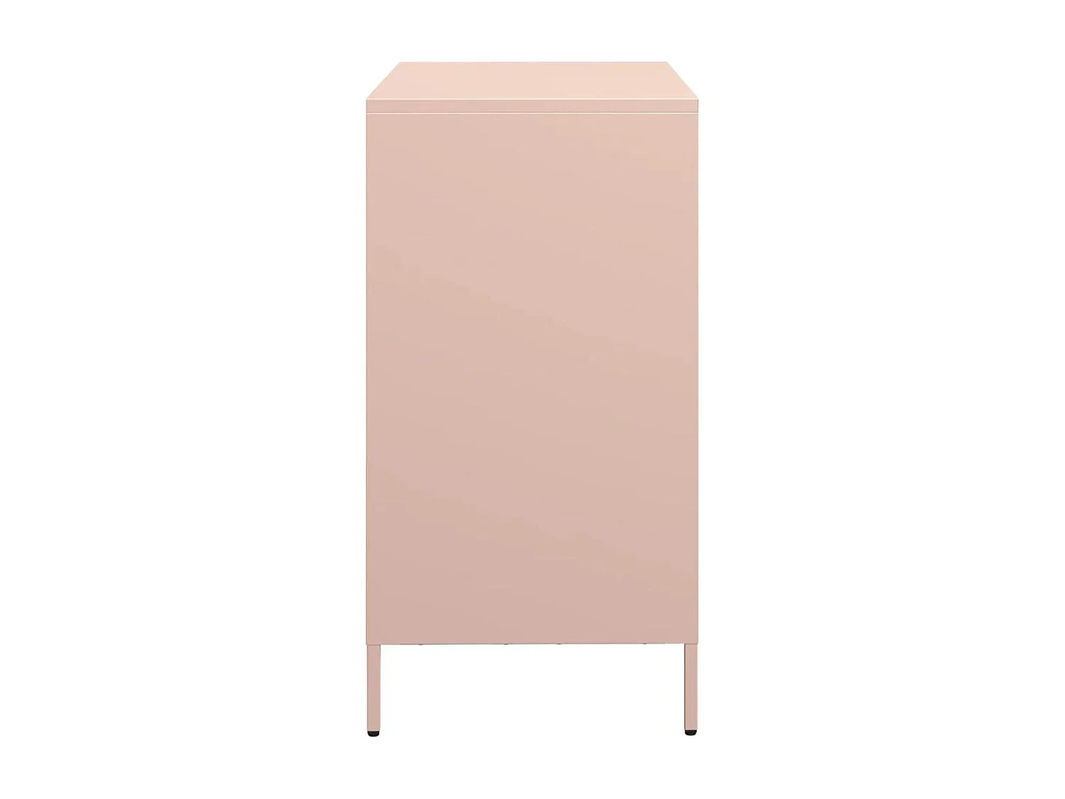 Credenza rosa 68x39x73,5 cm acciaio laminato a freddo