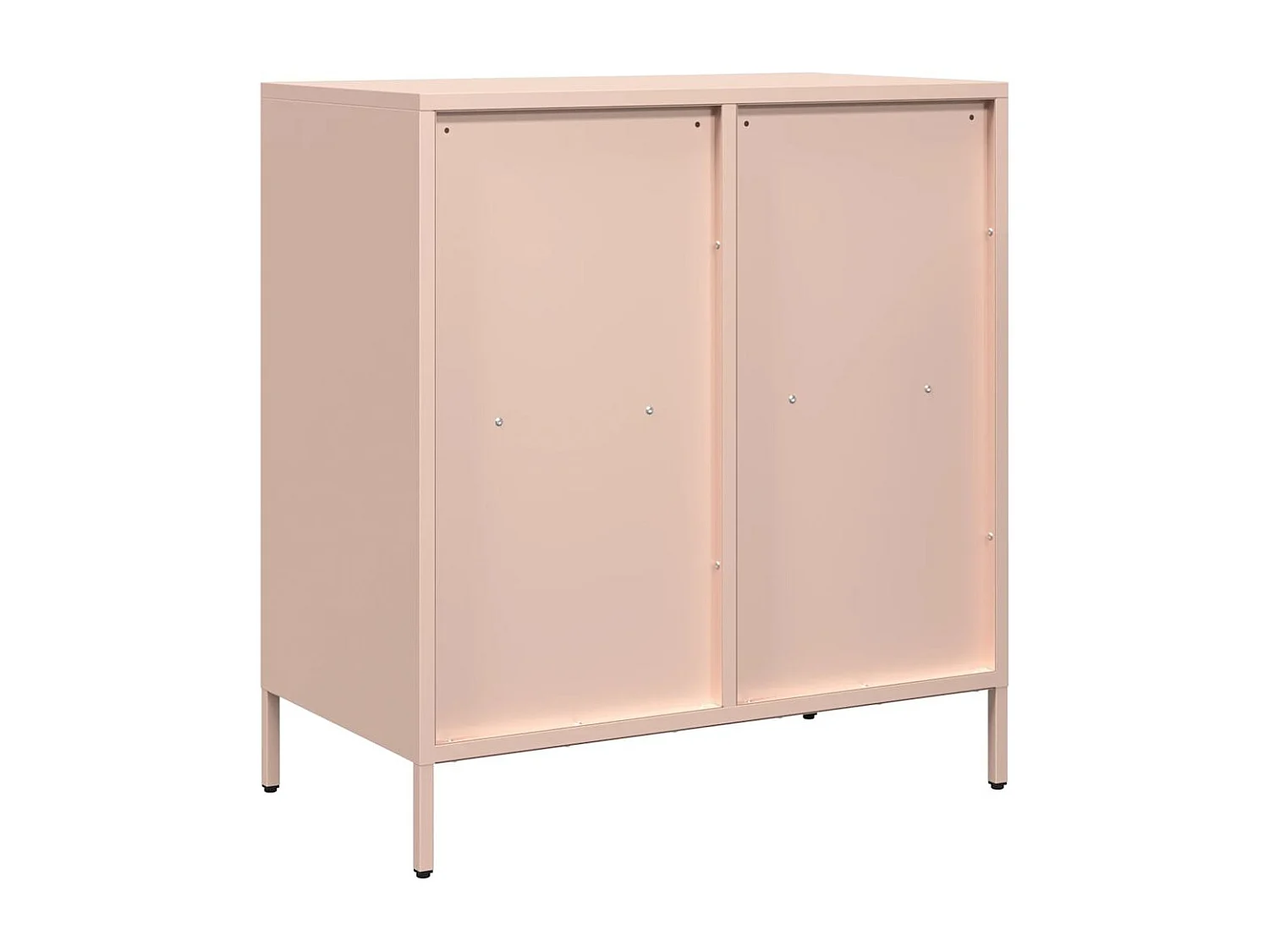 Credenza rosa 68x39x73,5 cm acciaio laminato a freddo