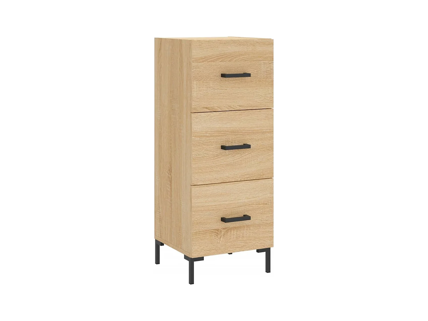 Credenza alta in rovere Sonoma 34,5x34x180 cm Legno ingegnerizzato