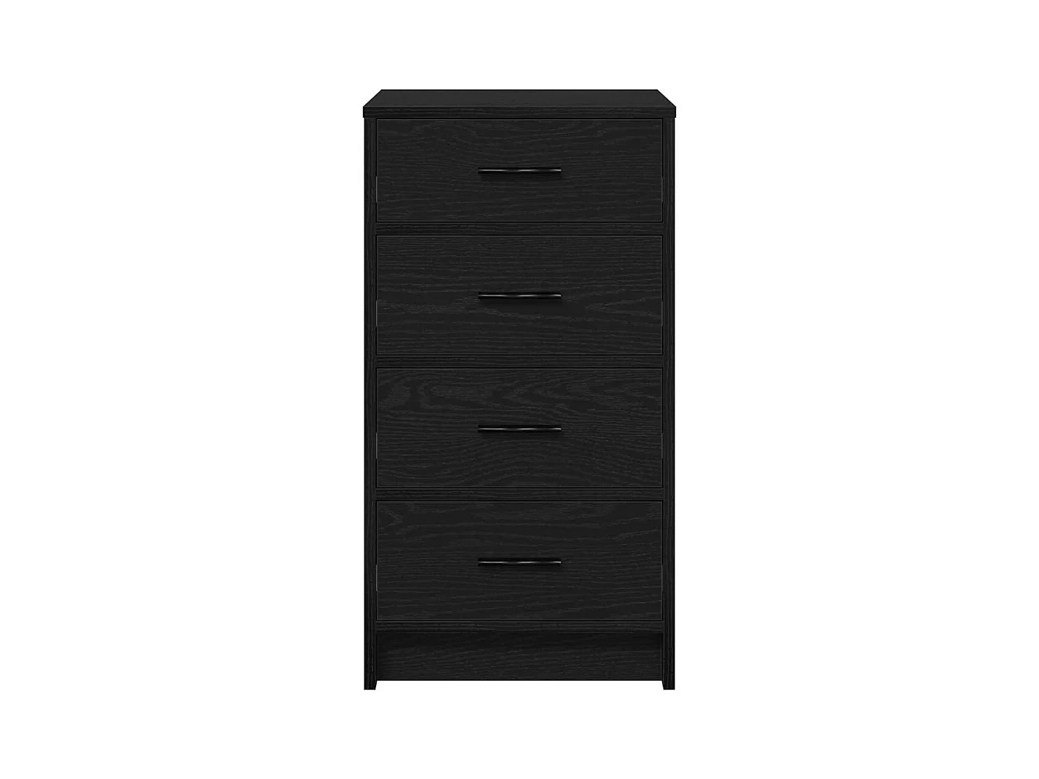 Buffet Chêne Noir 40x41x75 cm Bois d'ingénierie