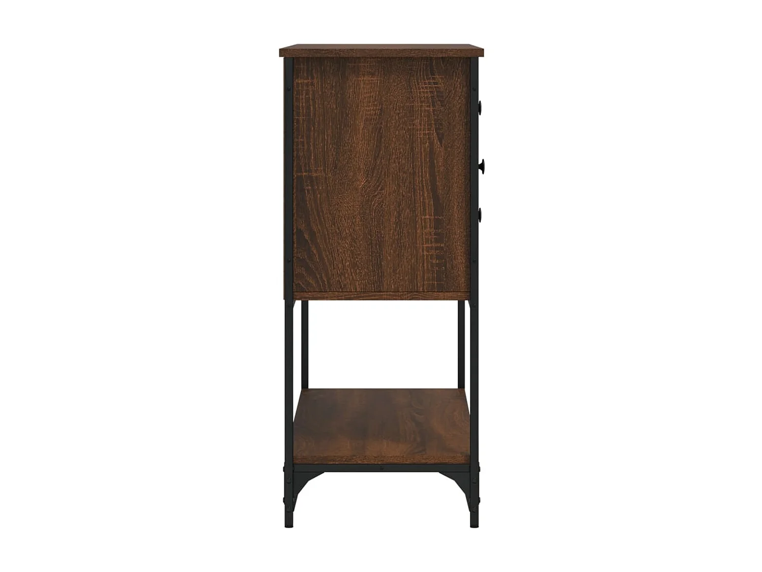 Buffet chêne marron 100x36x85 cm bois d'ingénierie