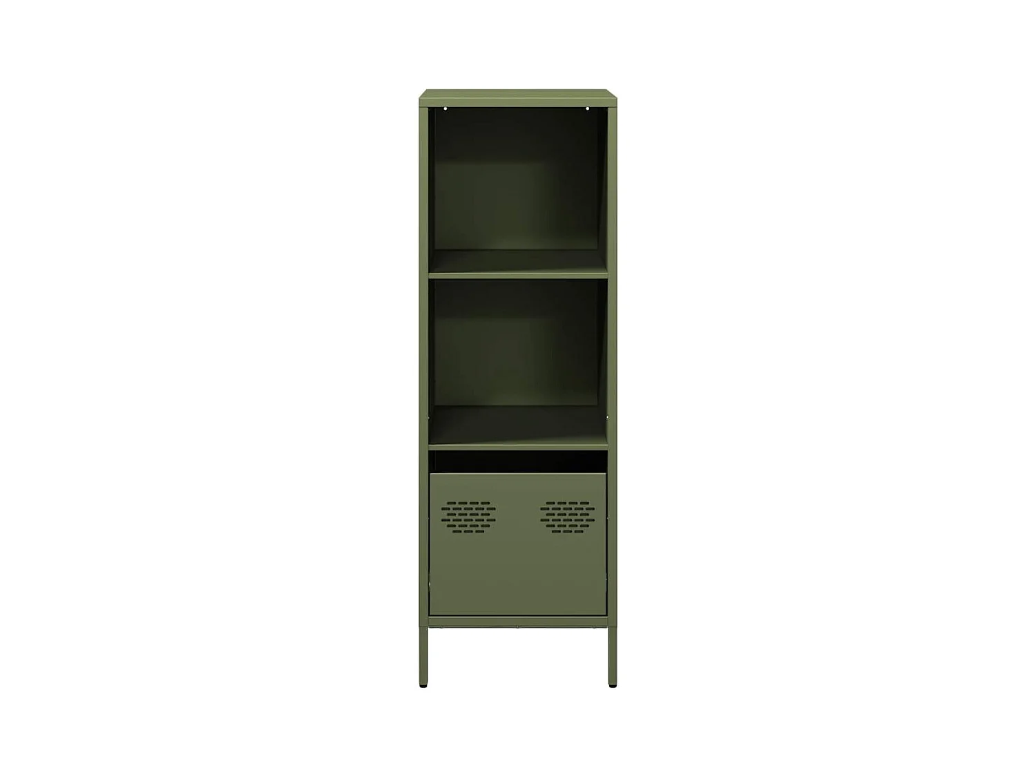 Buffet vert olive 35x39x103,5 cm acier