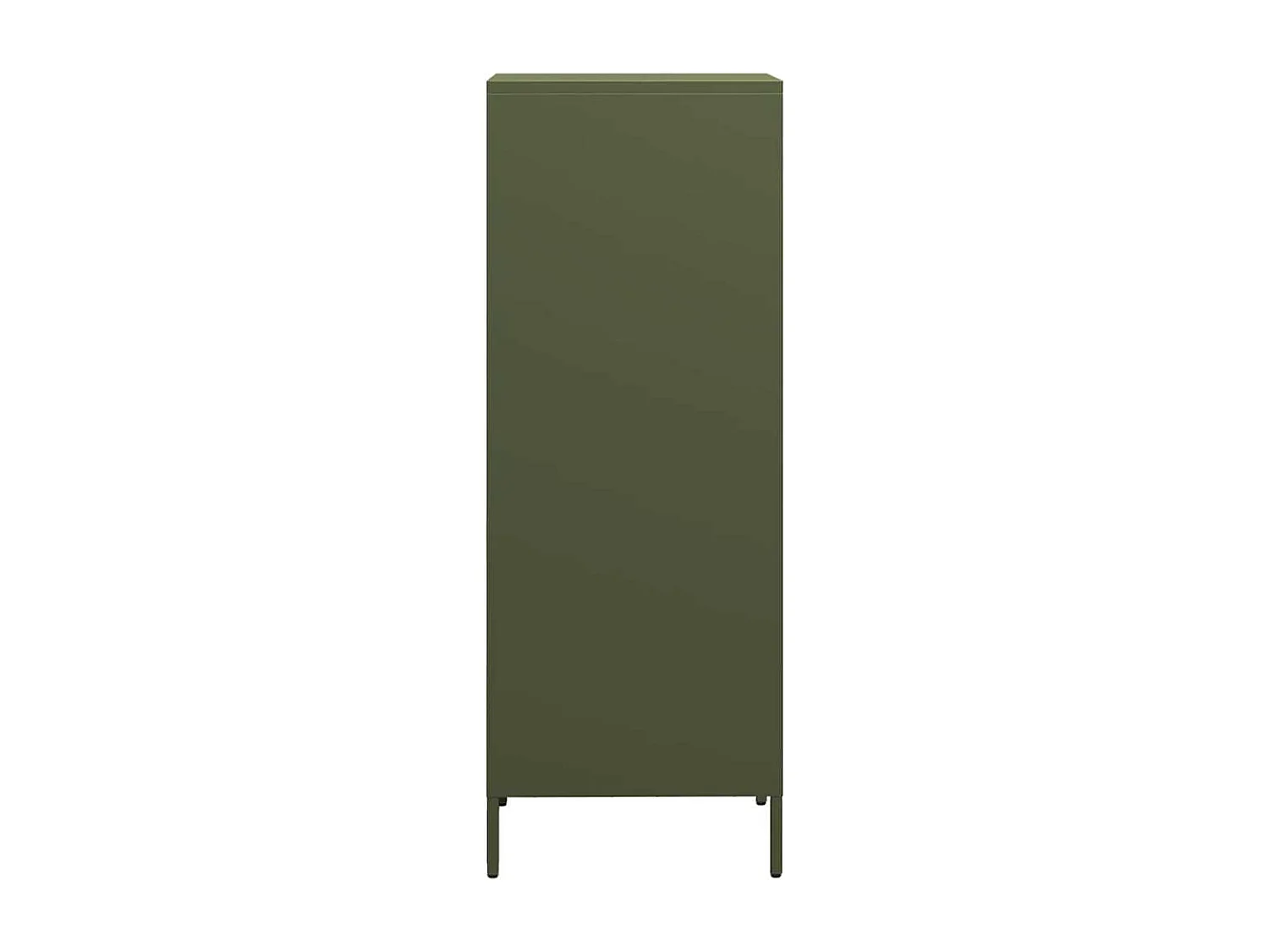 Buffet vert olive 35x39x103,5 cm acier