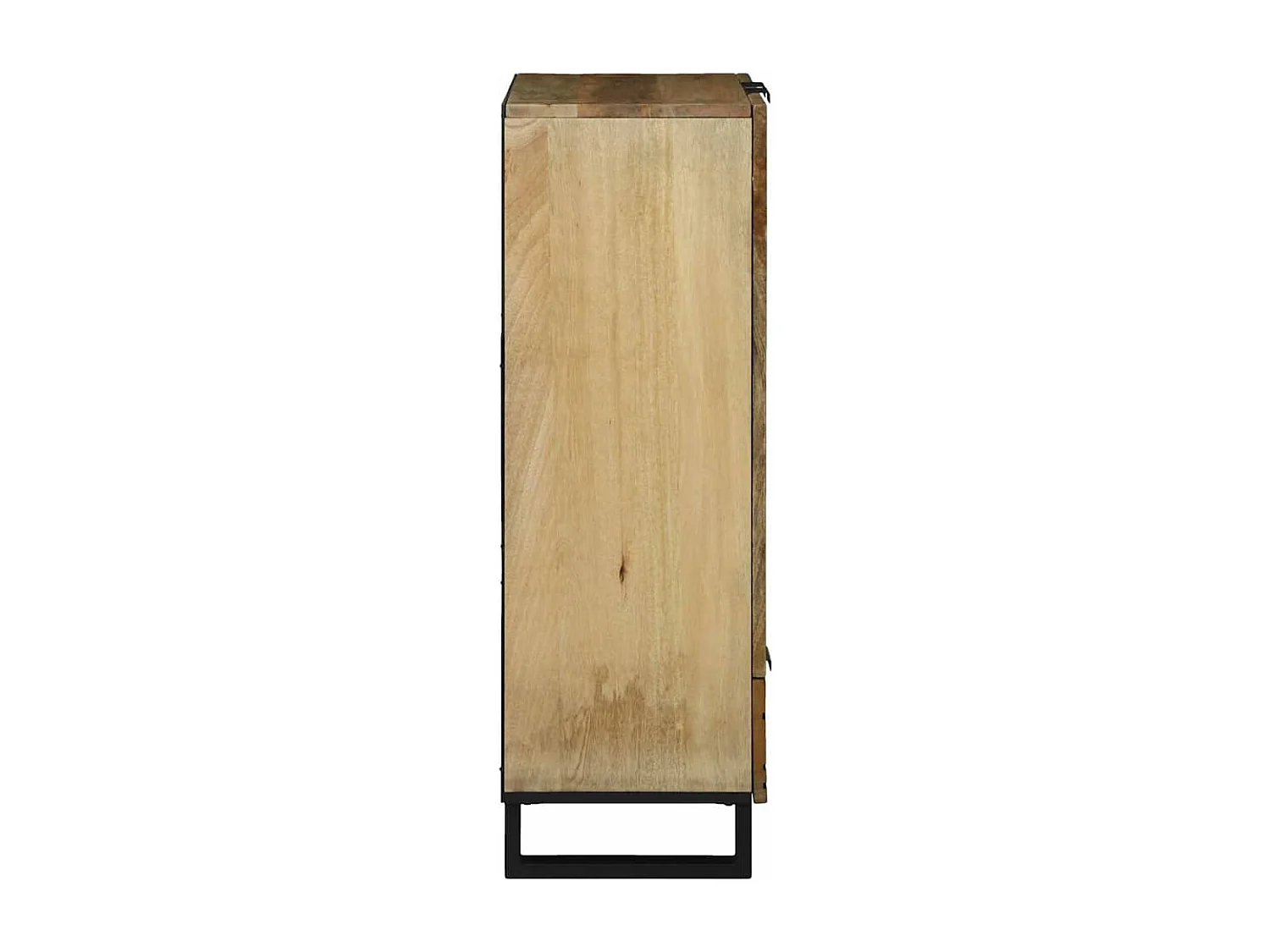 Highboard 60x33.5x100 cm en bois massif de mangue