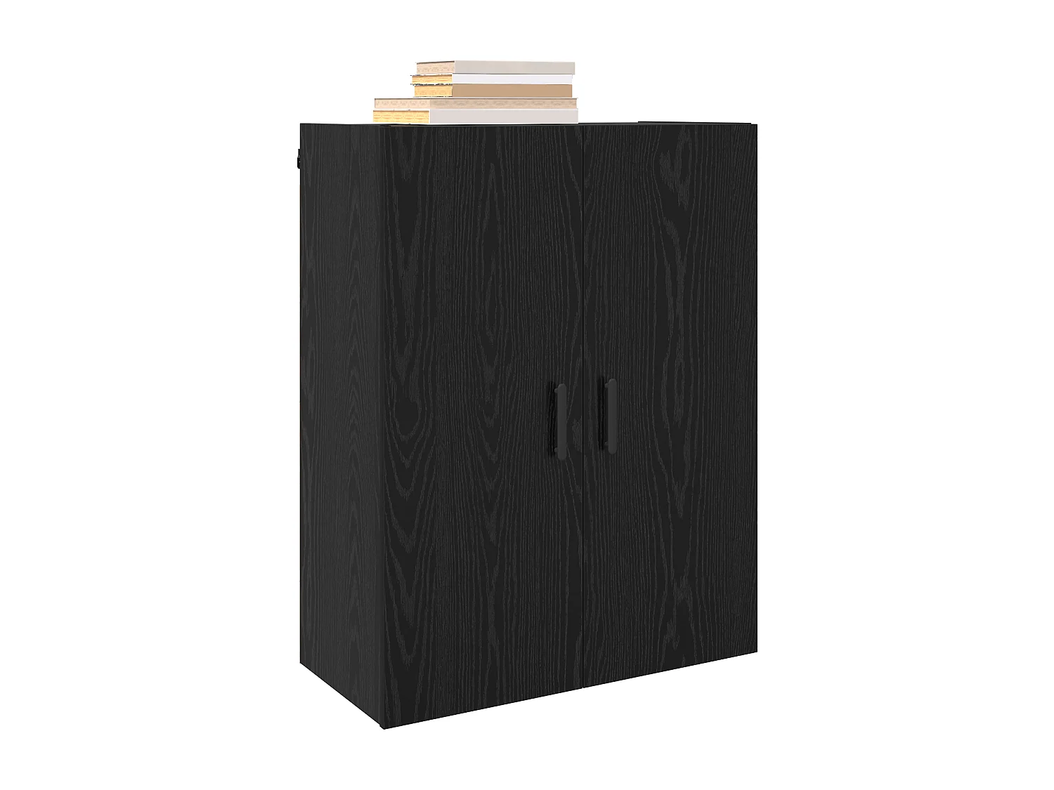 Meuble mural Chêne noir 69,5 x 34 x 90 cm Bois d'ingénierie