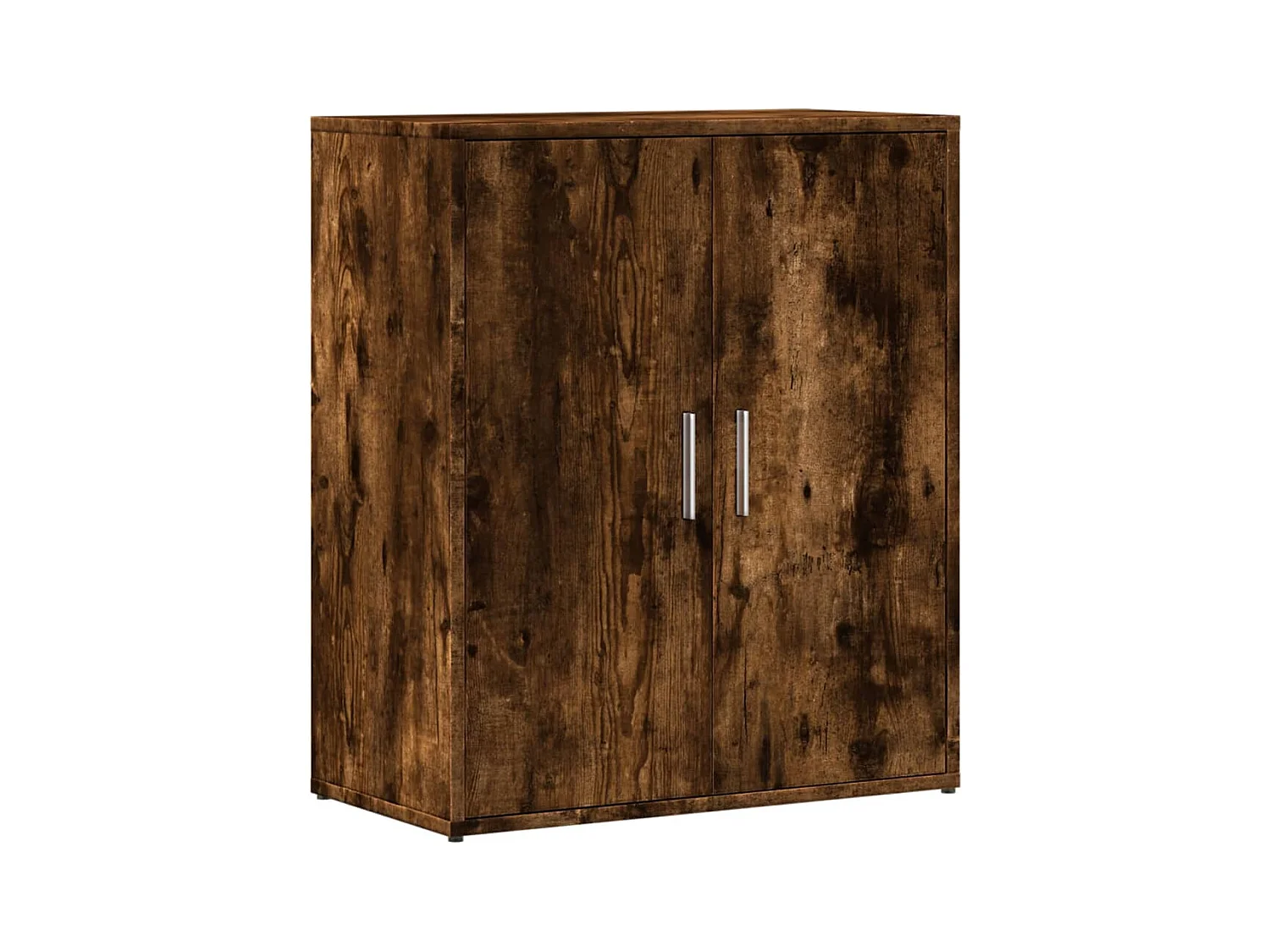 Sideboards 2 Stk. Räuchereiche 60x31x70 cm Holzwerkstoff