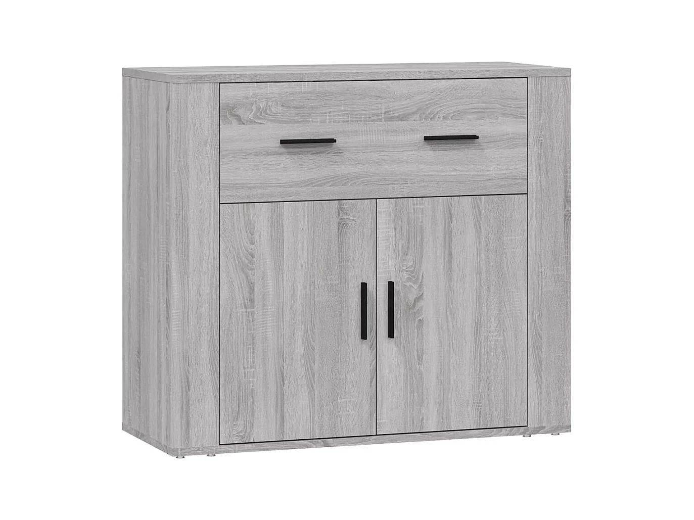 Buffet Sonoma gris 80x33x70 cm Bois d'ingénierie