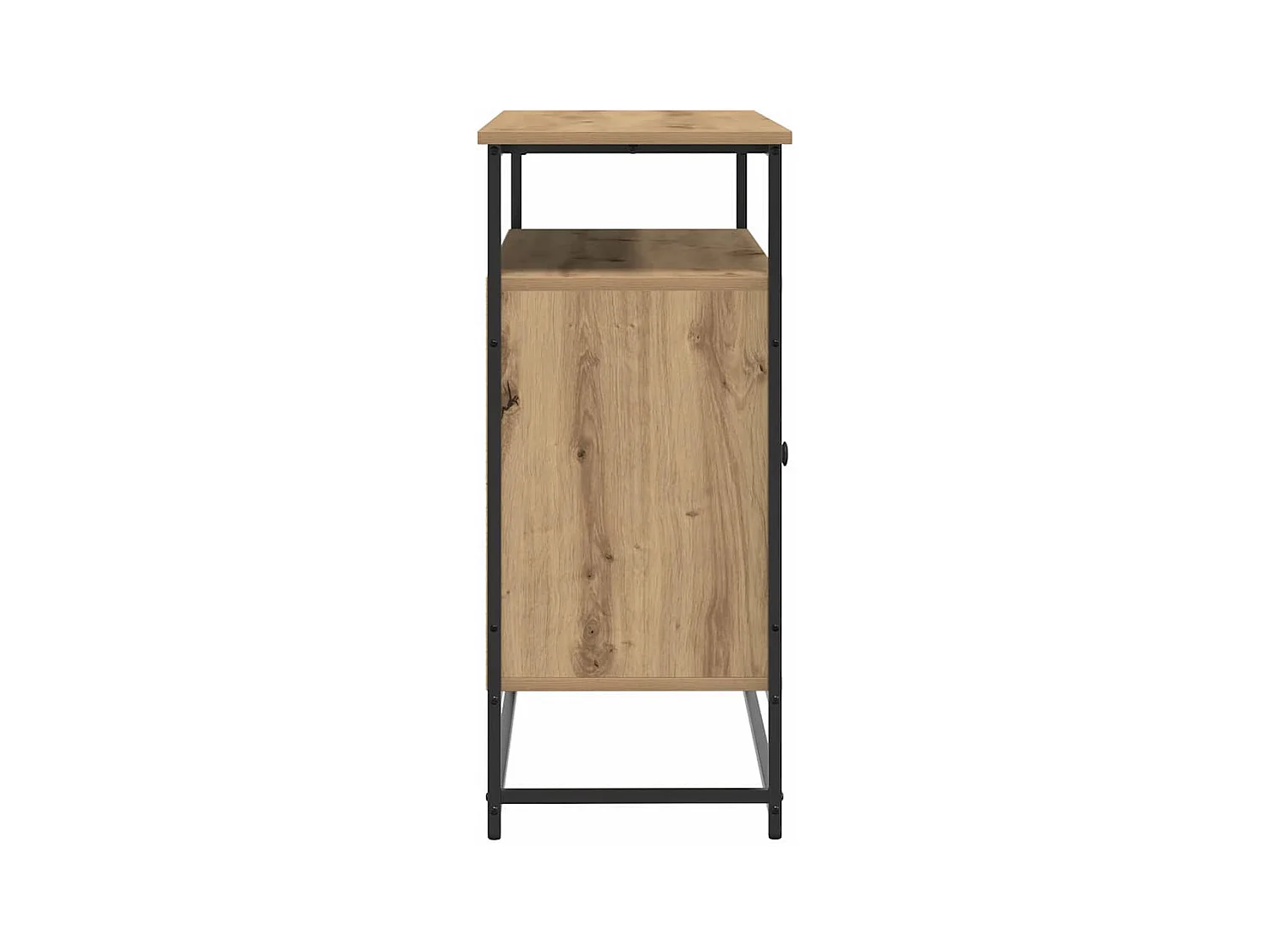 Buffet Artisan Chêne 100x35x80 cm Bois composite et Acier