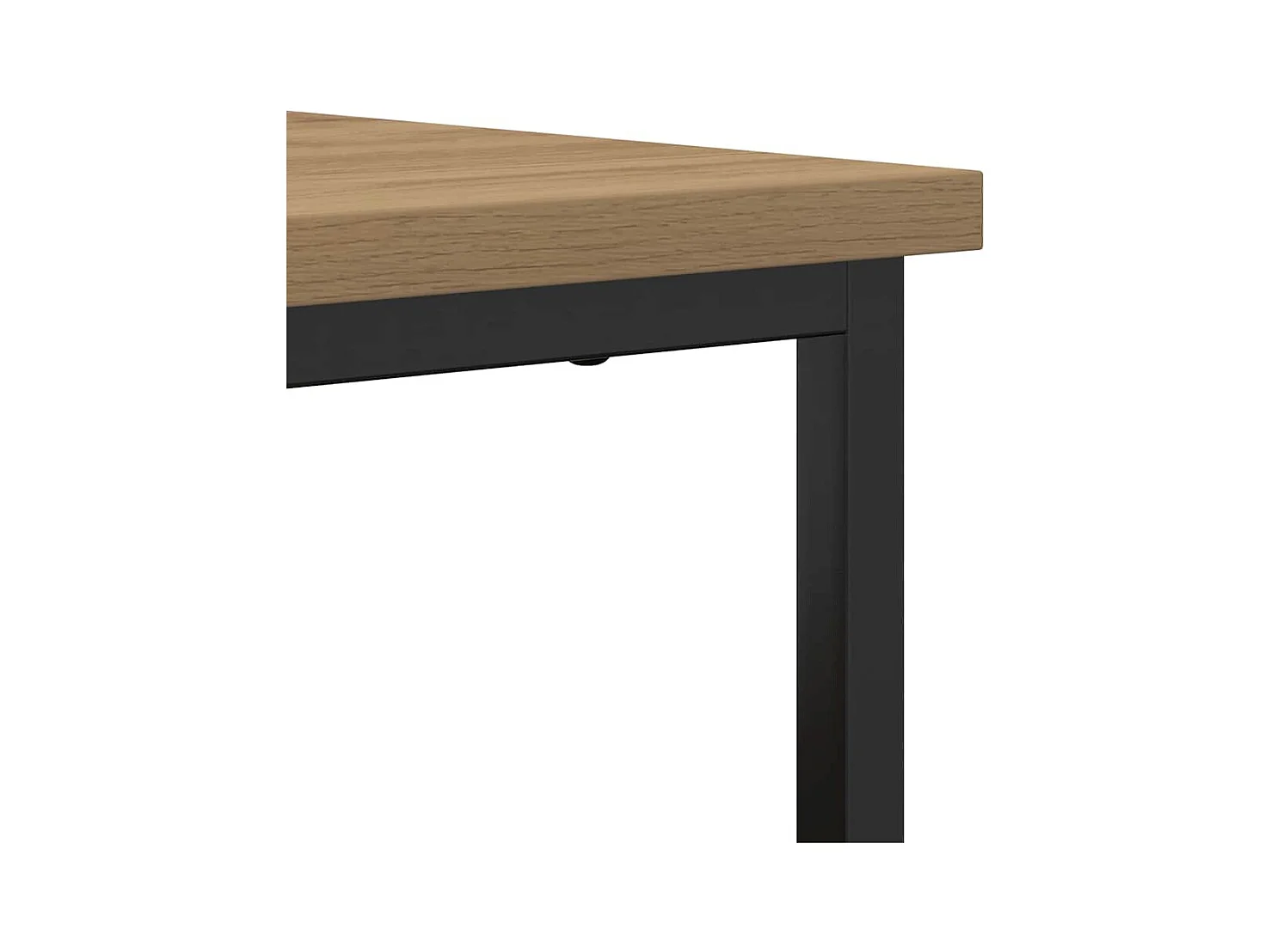 Buffet Artisan Chêne 100x35x80 cm Bois composite et Acier