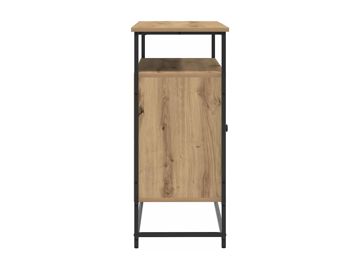 Buffet Artisan Chêne 100x35x80 cm Bois composite et Acier