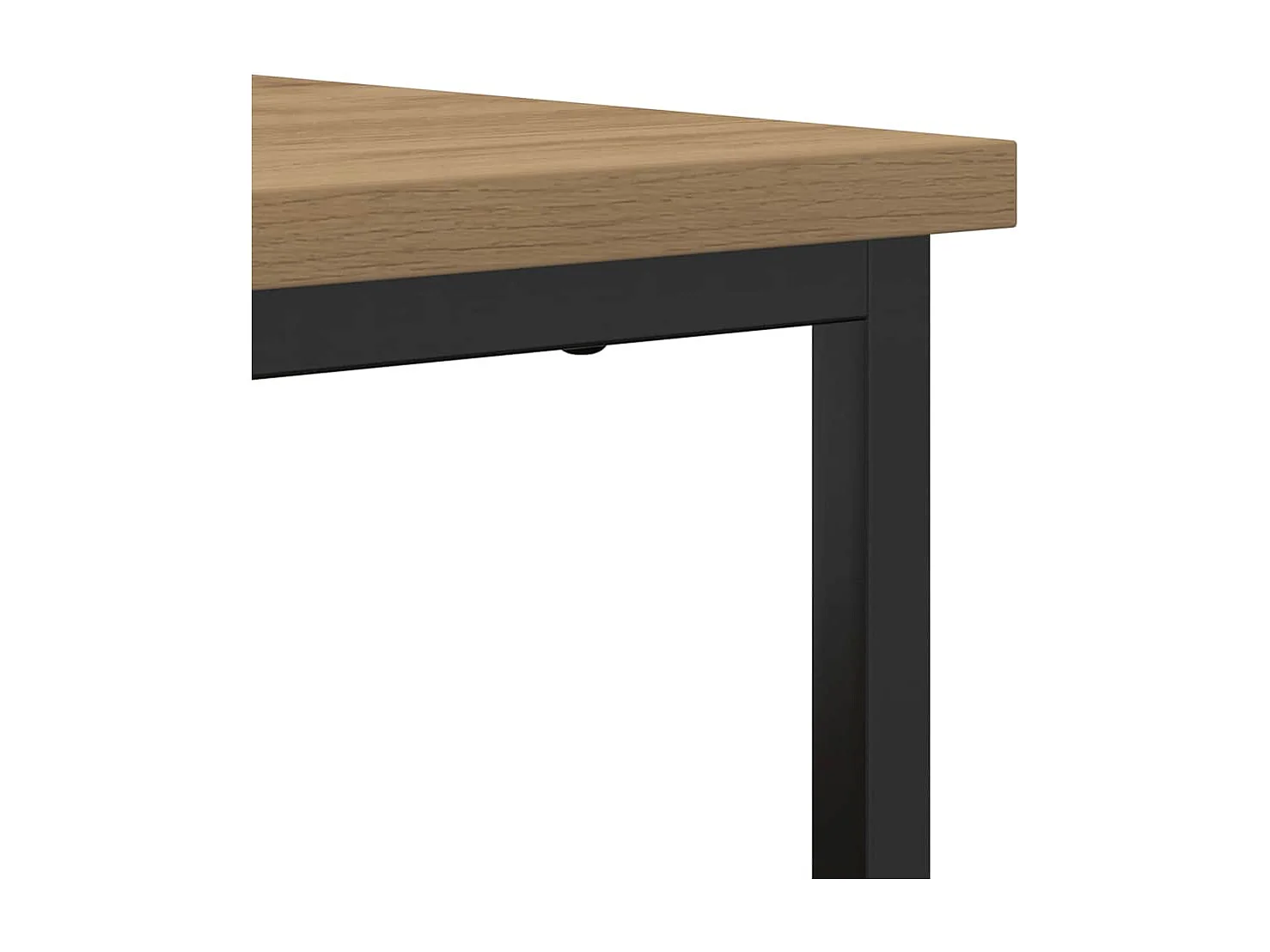 Buffet Artisan Chêne 100x35x80 cm Bois composite et Acier