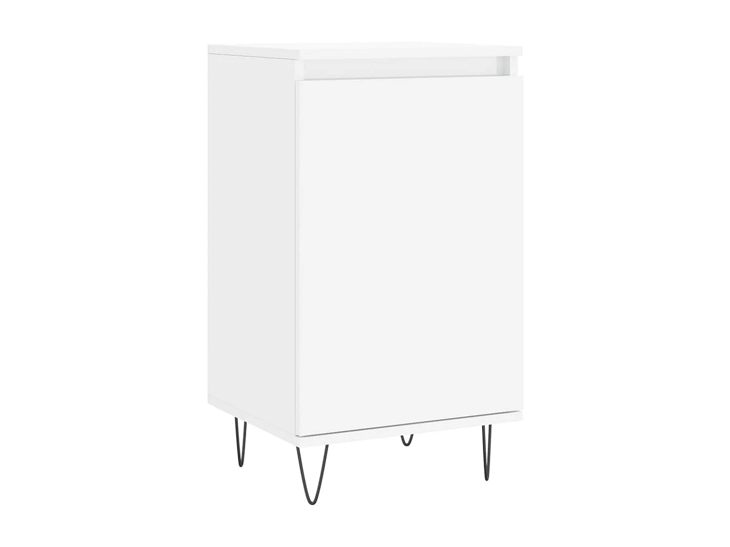 Buffet blanc 40x35x70 cm bois d’ingénierie