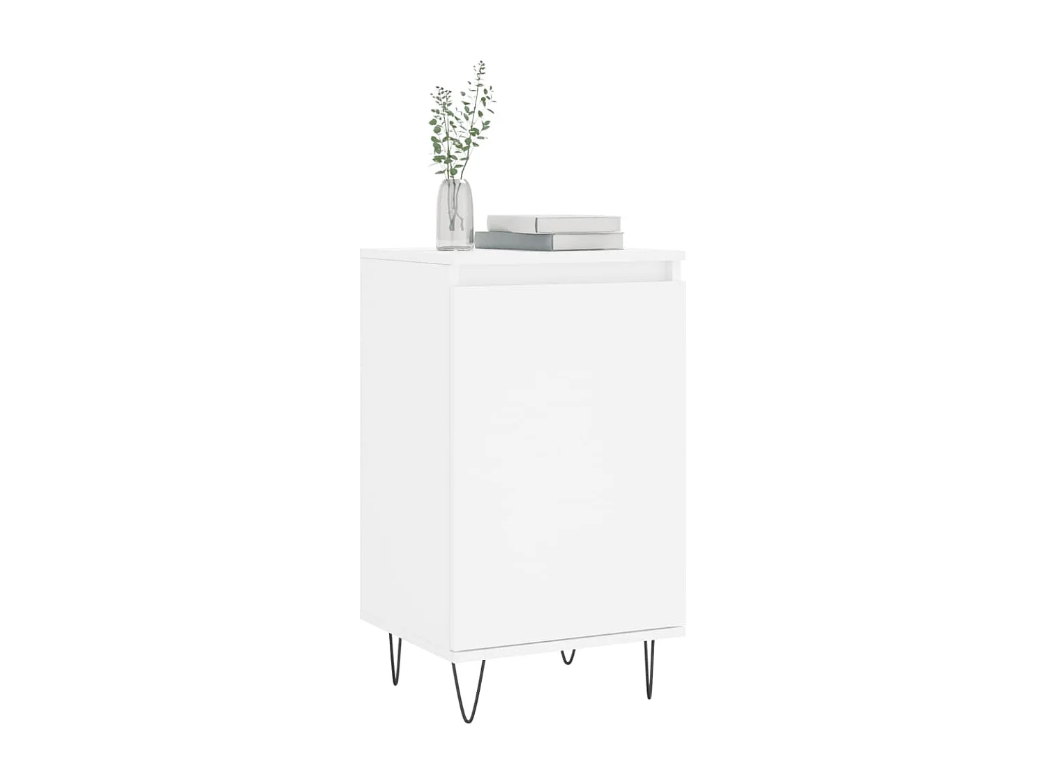 Buffet blanc 40x35x70 cm bois d’ingénierie