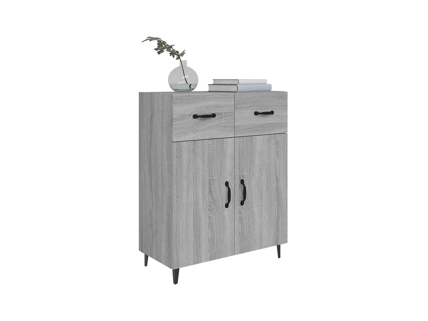 Buffet sonoma gris 69,5x34x90 cm bois d'ingénierie