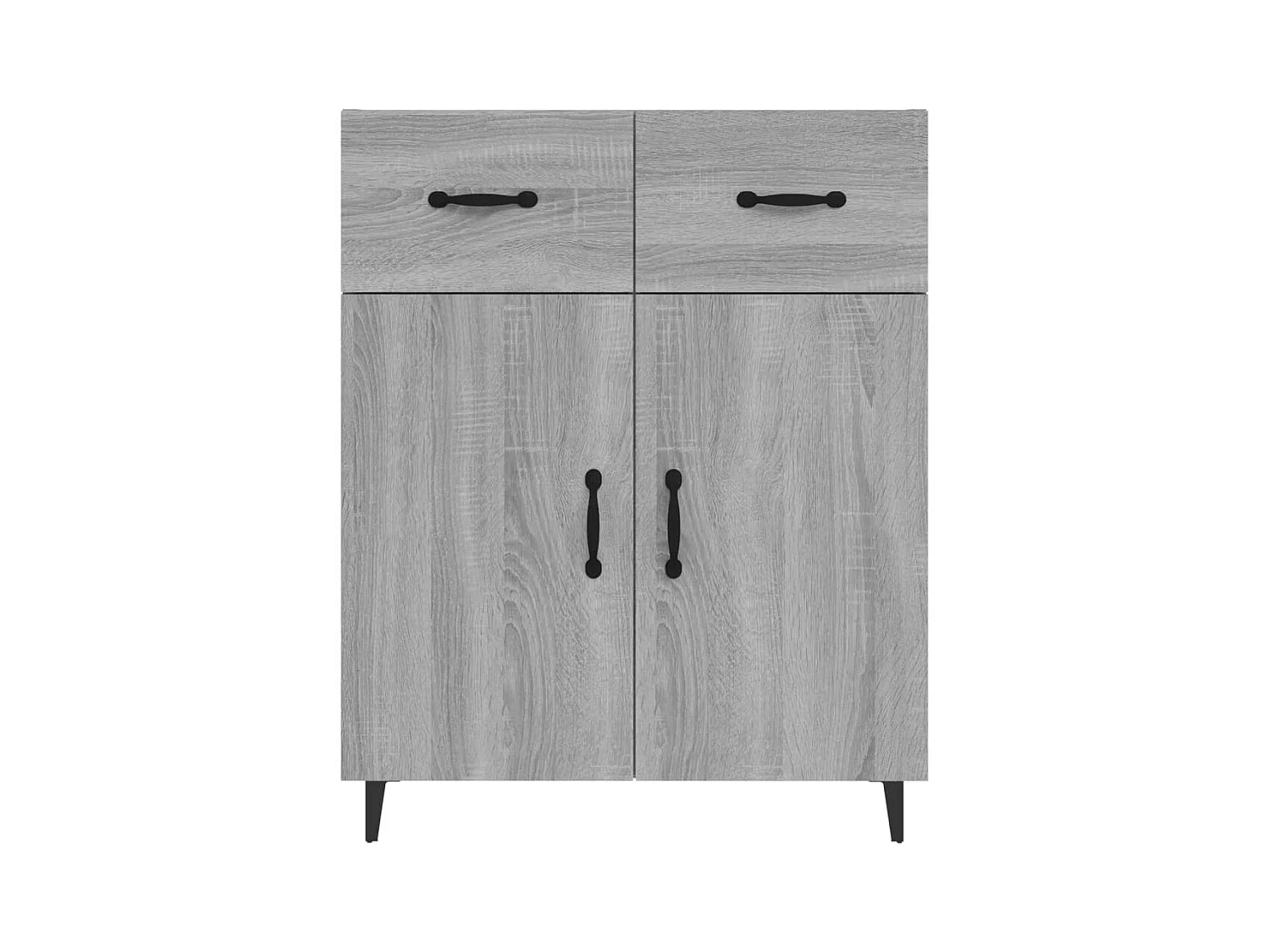 Buffet sonoma gris 69,5x34x90 cm bois d'ingénierie