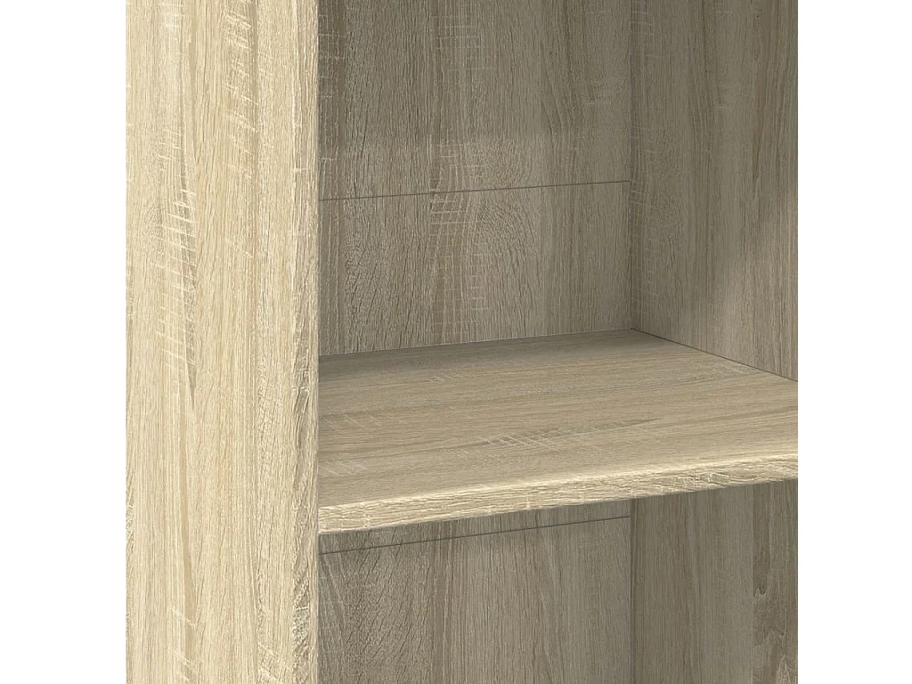 Buffet haut chêne sonoma 50x41x124 cm bois d'ingénierie