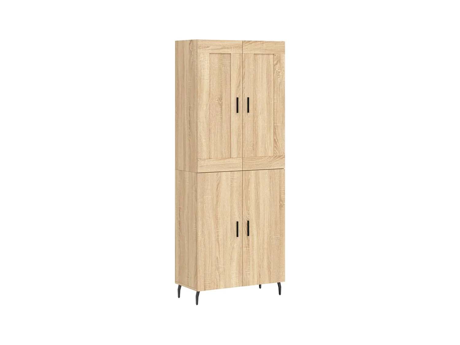 Buffet haut Chêne sonoma 69,5x34x180 cm Bois d'ingénierie