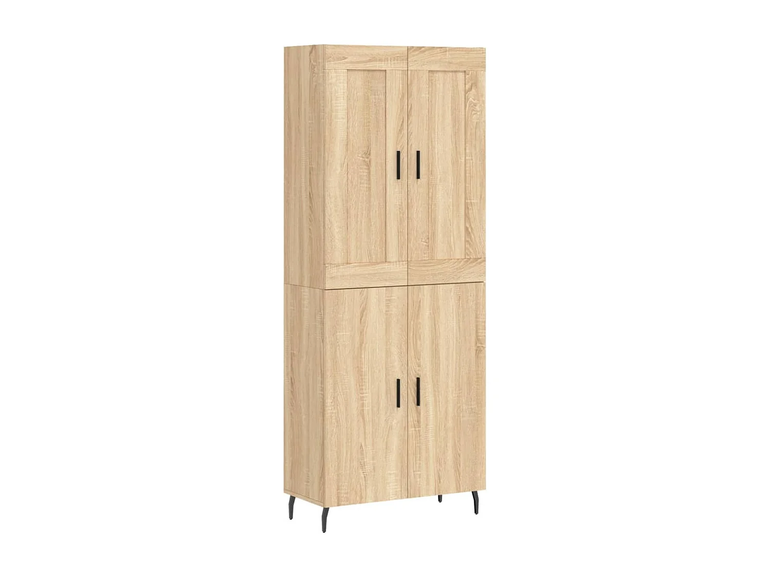 Buffet haut Chêne sonoma 69,5x34x180 cm Bois d'ingénierie