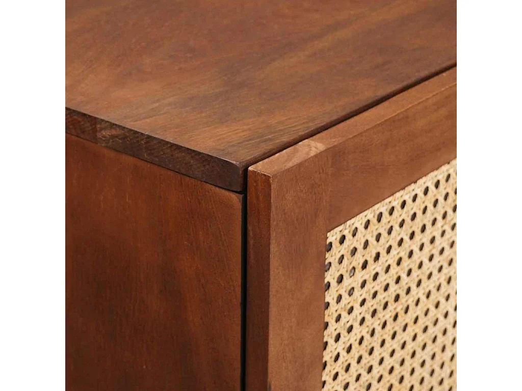 Mobili e scaffali per l'archiviazione multimediale marrone