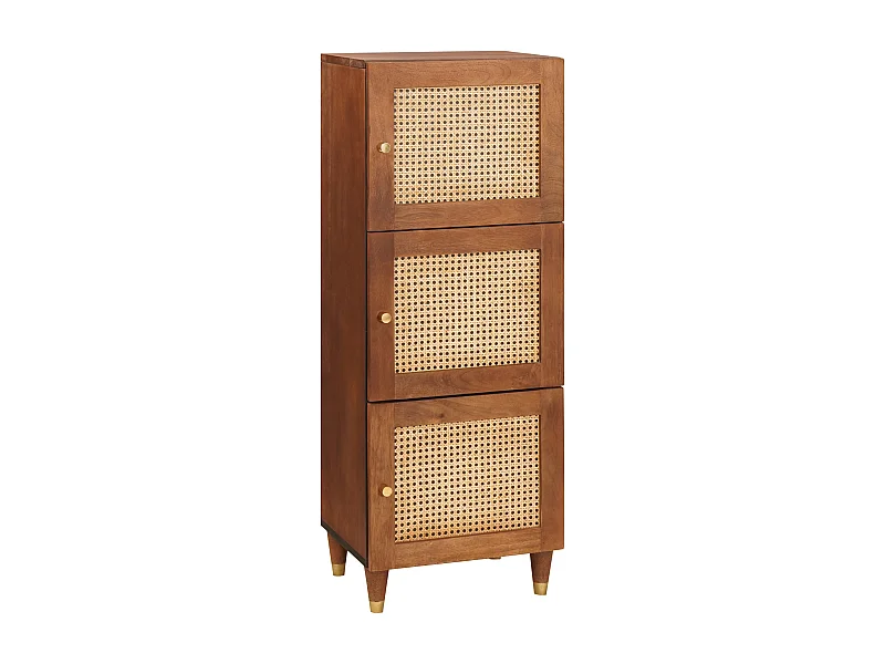 Mobili e scaffali per l'archiviazione multimediale marrone