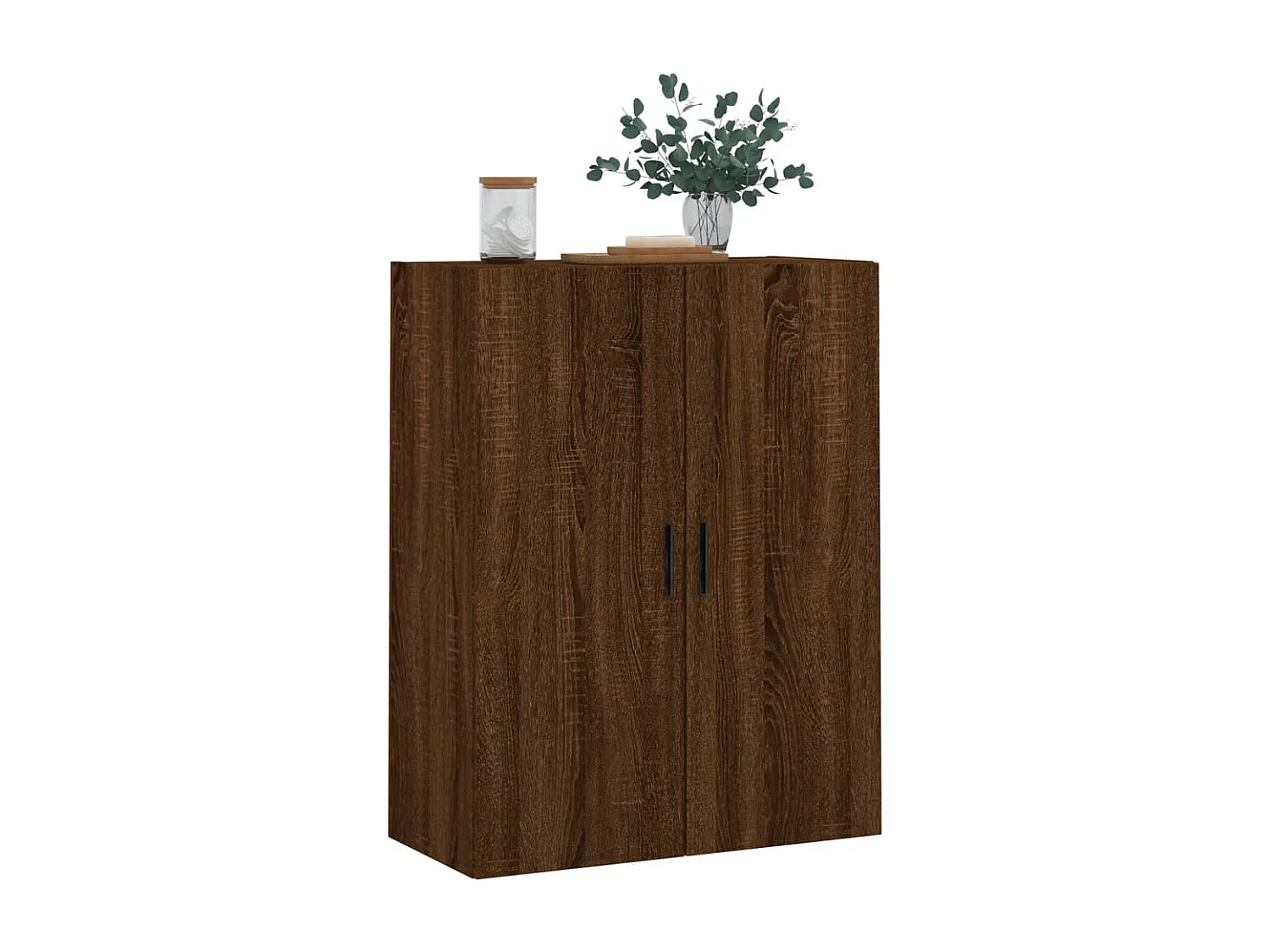 Pensile in rovere marrone 69,5x34x90 cm