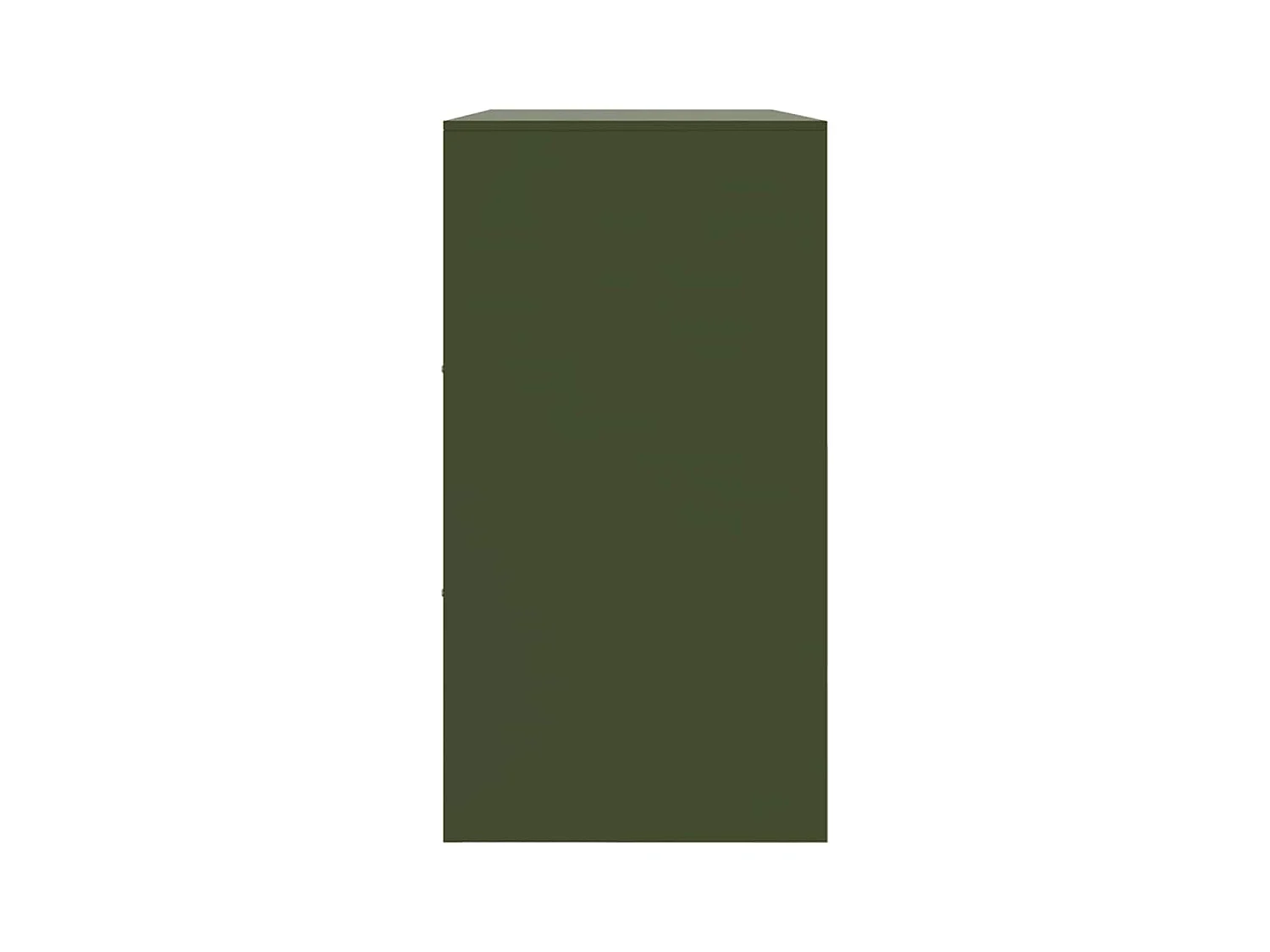 Buffet vert olive 99x39x73 cm acier