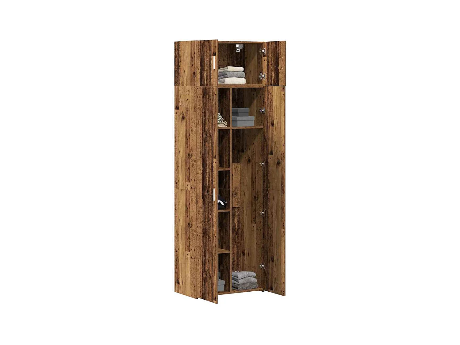 Armoire de Rangement Bois Vieilli 70x42.5x225 cm Bois d'ingénierie