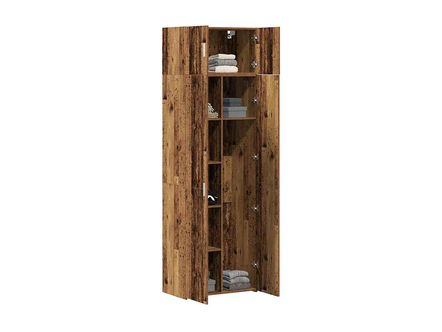 Armoire de Rangement Bois Vieilli 70x42.5x225 cm Bois d'ingénierie