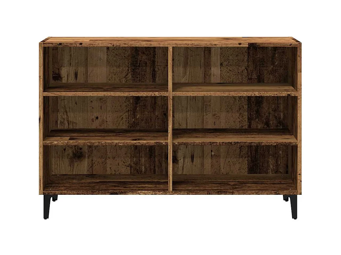 Oud houten dressoir 103,5x35x70 cm bewerkt hout