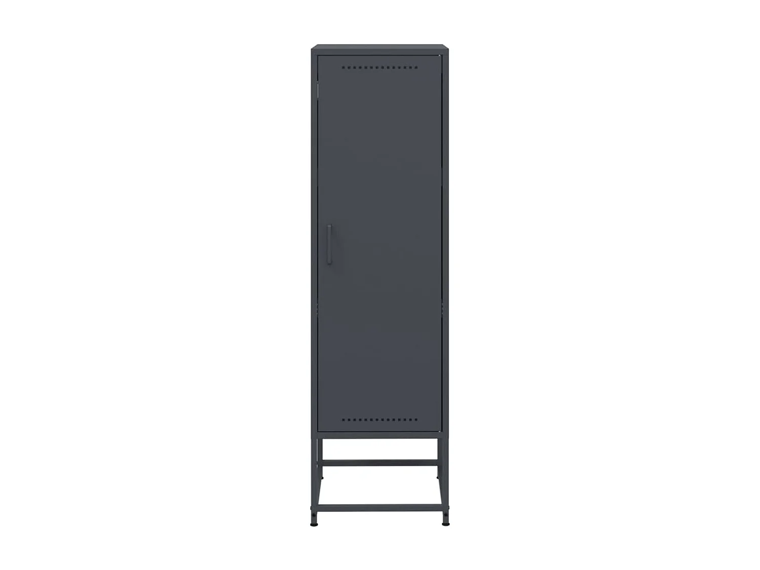 Buffet haut anthracite 36x39x123 cm acier