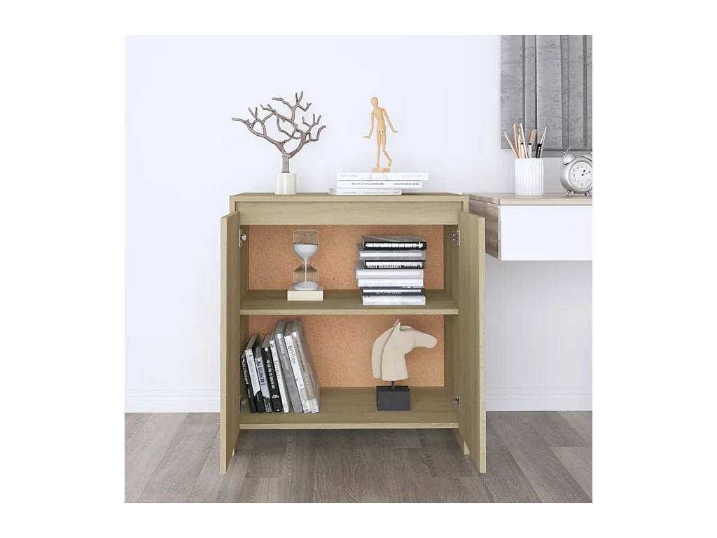 Buffet Chêne sonoma 70x41x75 cm Bois d'ingénierie