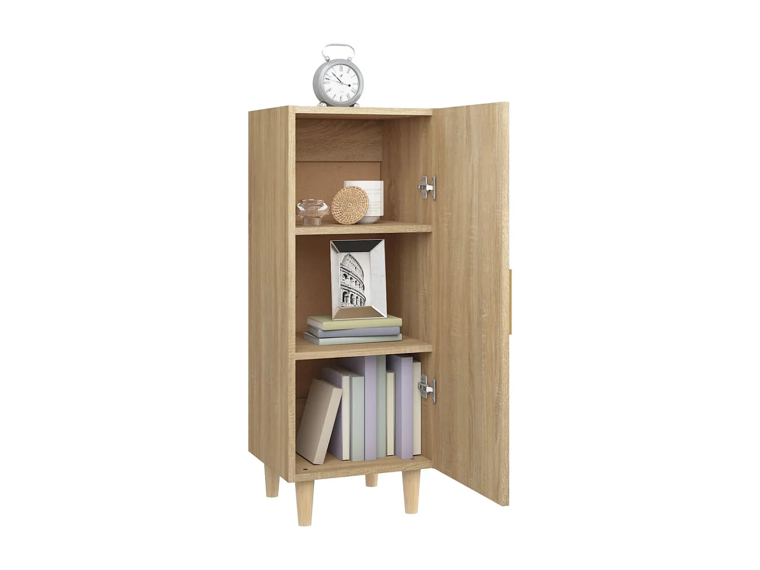 Buffet Chêne sonoma 34,5x34x90 cm Bois d'ingénierie