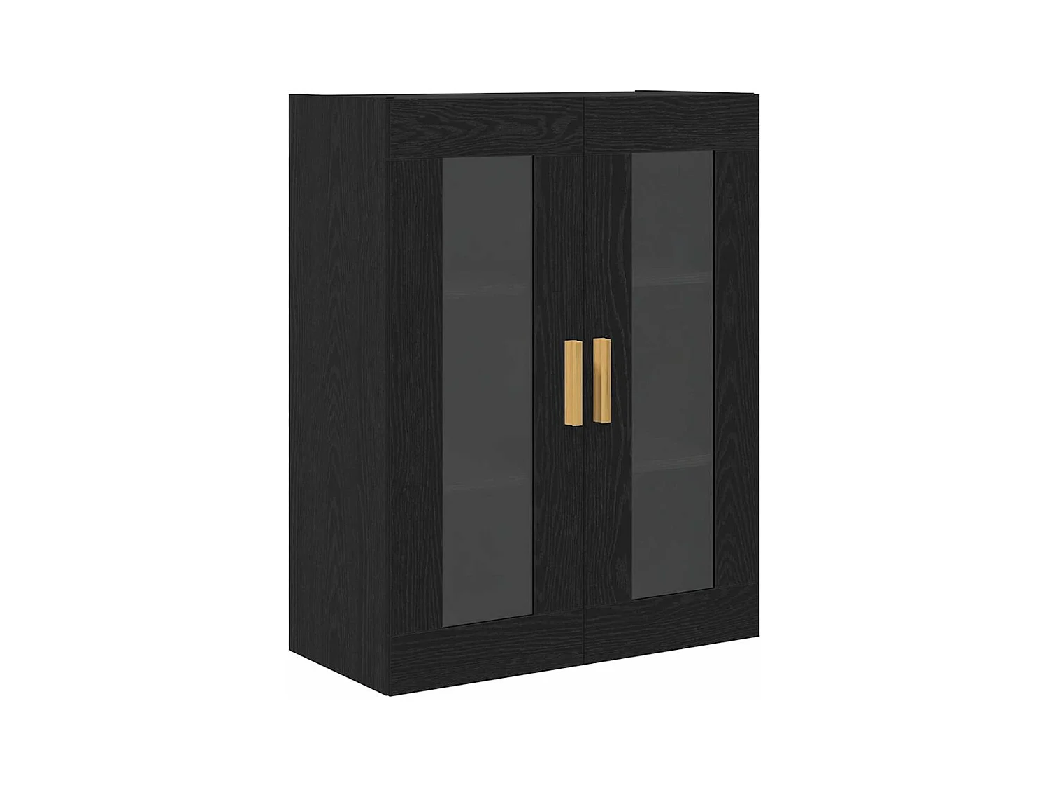 Pensile in rovere nero - 69,5x34x90 cm