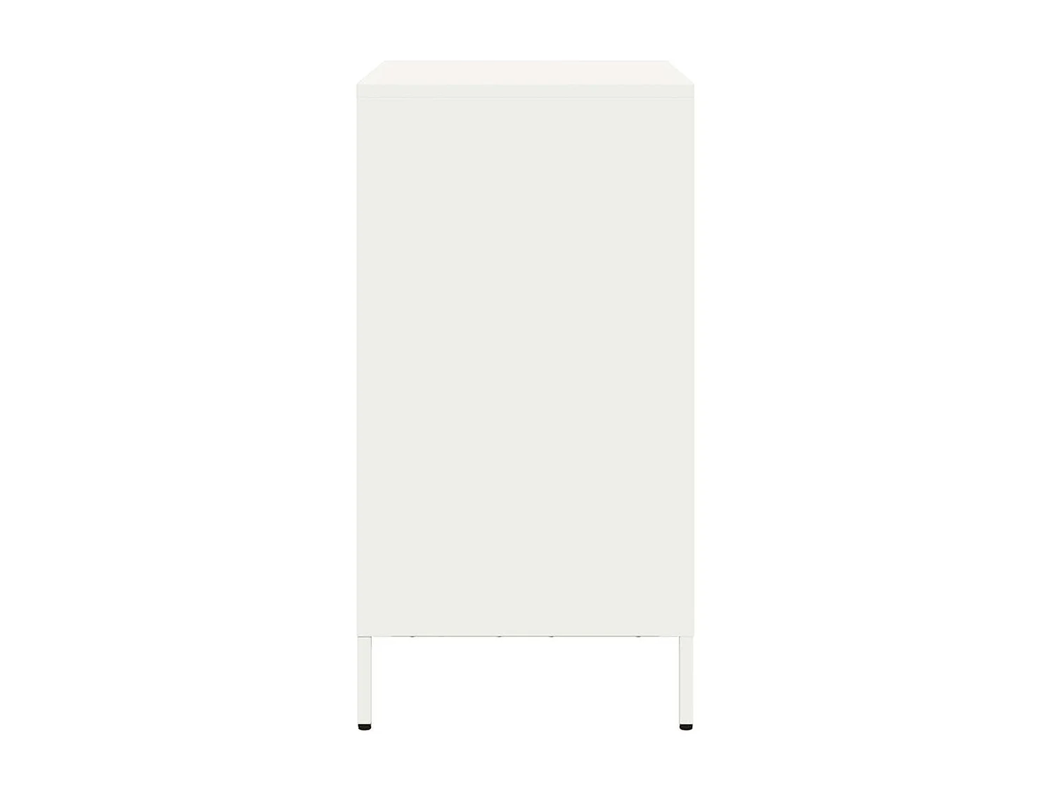 Buffet blanc 68x39x73,5 cm acier laminé à froid